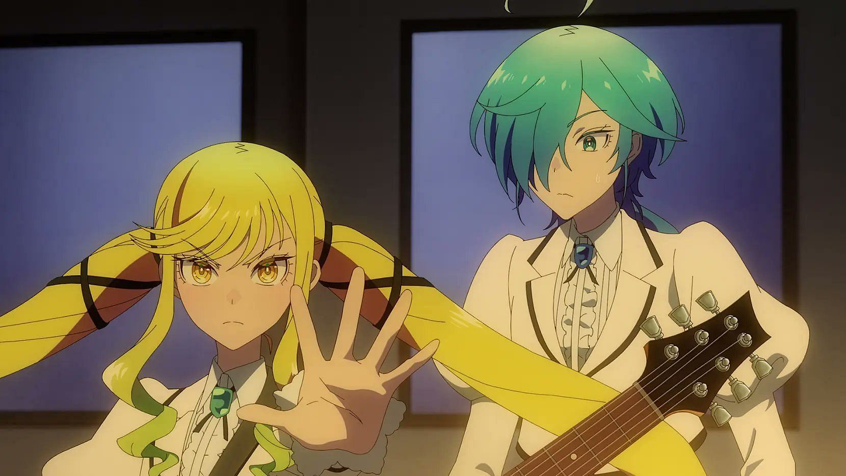Lilisa standing up for Isemi in the latest episode (Image via Bandai Namco Pictures)